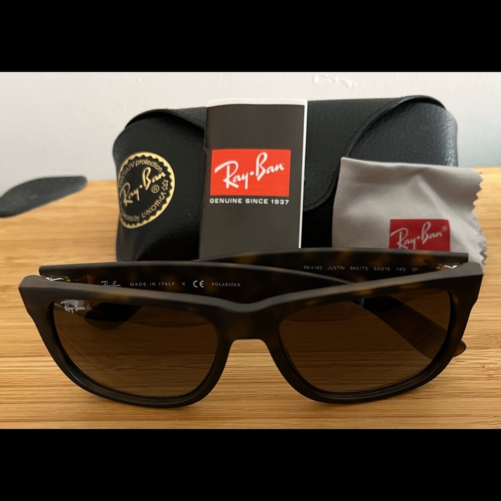 Ray-Ban Justin Classic Tortise Brown Gradient Polarized Sunglasses